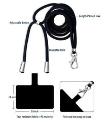 Toptel Universal Phone Lanyard kaina ir informacija | Telefono laikikliai | pigu.lt