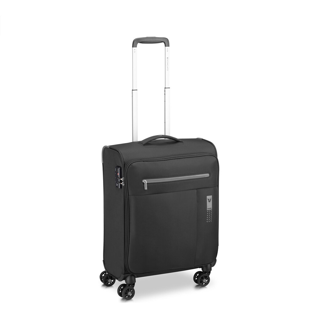 Mažas lagaminas Roncato 4r LiteSoft, juodas kaina ir informacija | Lagaminai, kelioniniai krepšiai | pigu.lt