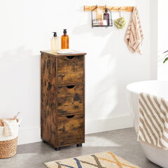 Шкаф для ванной комнаты, коричневый цена и информация | Шкафчики для ванной | pigu.lt