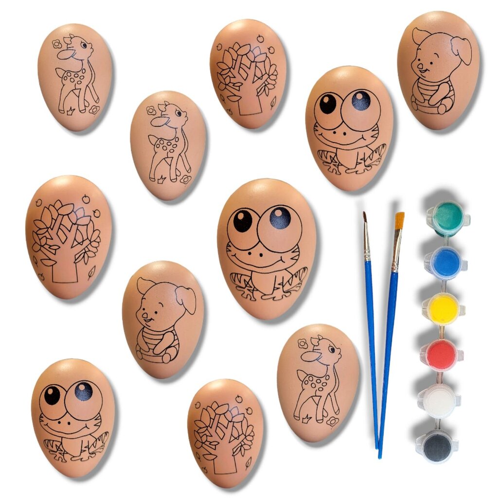 Velykų kiaušinių dažymo rinkinys su ornamentais MalPlay kaina ir informacija | Lavinamieji žaislai | pigu.lt