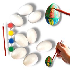 Velykų kiaušinių dažymo rinkinys su dažais MalPlay цена и информация | Развивающие игрушки | pigu.lt