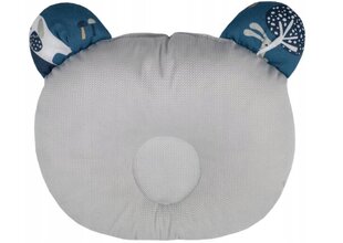 Ortopedinė pagalvė kūdikiui Infantilo Bear, 26 x 27 cm, mėlyna/pilka kaina ir informacija | Vokeliai, miegmaišiai, pagalvės | pigu.lt