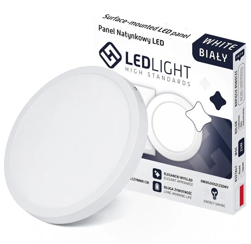 LED Light įmontuojamas LED šviestuvas kaina ir informacija | Įmontuojami šviestuvai, LED panelės | pigu.lt