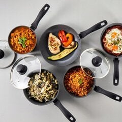 Набор кастрюль и сковородок Russell Hobbs, 5 штук цена и информация | Кастрюли, скороварки | pigu.lt