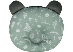 Ortopedinė pagalvė kūdikiui Infantilo Bear, 26 x 27 cm, žalia kaina ir informacija | Vokeliai, miegmaišiai, pagalvės | pigu.lt