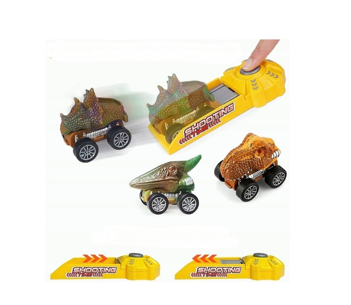 Grojantis Dino sunkvežimis, 14 vnt. kaina ir informacija | Žaislai berniukams | pigu.lt