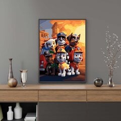 Tapyba pagal skaičius Rėmelyje Paw Patrol Marshall Oh Art!, 40x50 cm kaina ir informacija | Tapyba pagal skaičius | pigu.lt