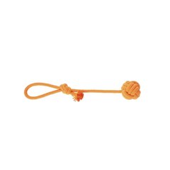 Žaislas šunims Dingo Energy kamuoliukas su rankena, oranžinis, 40 cm kaina ir informacija | Žaislai šunims | pigu.lt