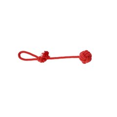 Žaislas šunims Dingo Energy kamuoliukas su rankena, raudonas, 40 cm kaina ir informacija | Žaislai šunims | pigu.lt