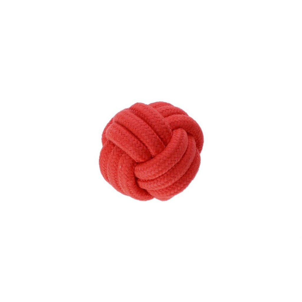Žaislas šunims Dingo Energy kamuoliukas su rankena, raudonas, 7 cm цена и информация | Žaislai šunims | pigu.lt