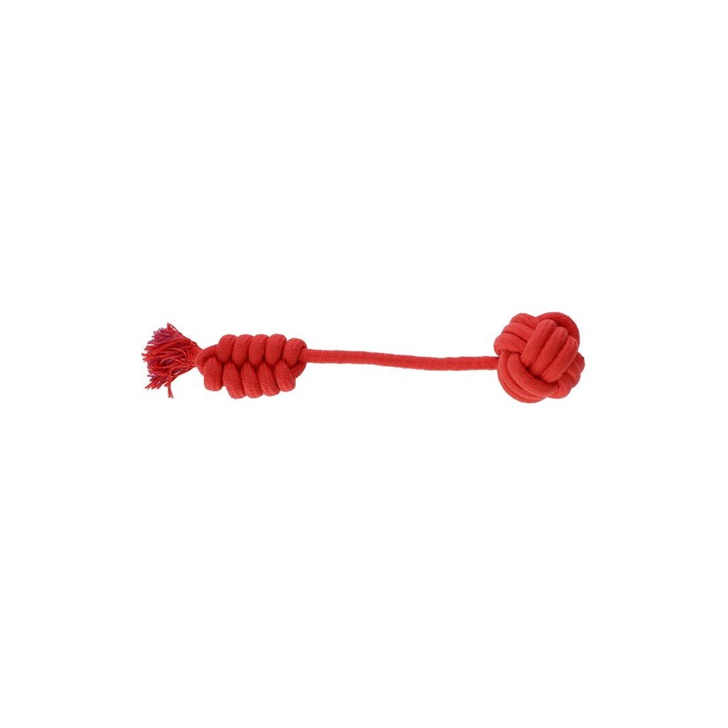 Žaislas šunims Dingo Energy kamuoliukas su rankena, raudonas, 34 cm цена и информация | Žaislai šunims | pigu.lt