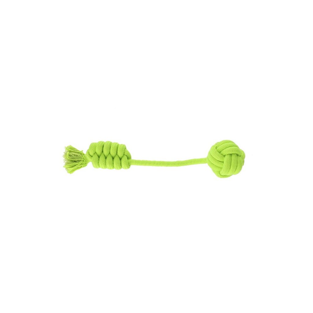 Žaislas šunims Dingo Energy kamuoliukas su rankena, žalias, 34 cm цена и информация | Žaislai šunims | pigu.lt