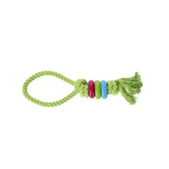Žaislas šunims Dingo Fresh žiedai ant virvės, žalias, 30 cm цена и информация | Игрушки для собак | pigu.lt