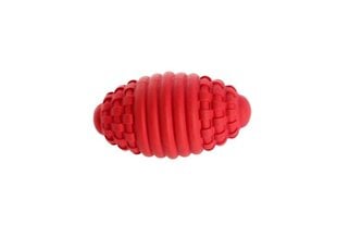 Žaislas šunims Dingo Rugby kamuolis, raudonas, 14,5 cm kaina ir informacija | Žaislai šunims | pigu.lt