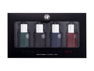 Tualetinio vandens rinkinys Alfa Romeo Green EDT vyrams, 4x15 ml kaina ir informacija | Kvepalai moterims | pigu.lt