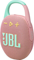 JBL Clip 5 Pink JBLCLIP5PINK kaina ir informacija | Garso kolonėlės | pigu.lt