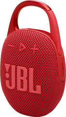 JBL Clip 5 Red JBLCLIP5RED kaina ir informacija | Garso kolonėlės | pigu.lt