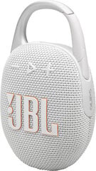 JBL Clip 5 White JBLCLIP5WHT kaina ir informacija | Garso kolonėlės | pigu.lt