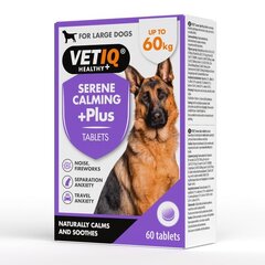 Vetiq papildas šunims tabletėmis Serene Calm Plus, 60 vnt. kaina ir informacija | Vitaminai, papildai, antiparazitinės priemonės šunims | pigu.lt