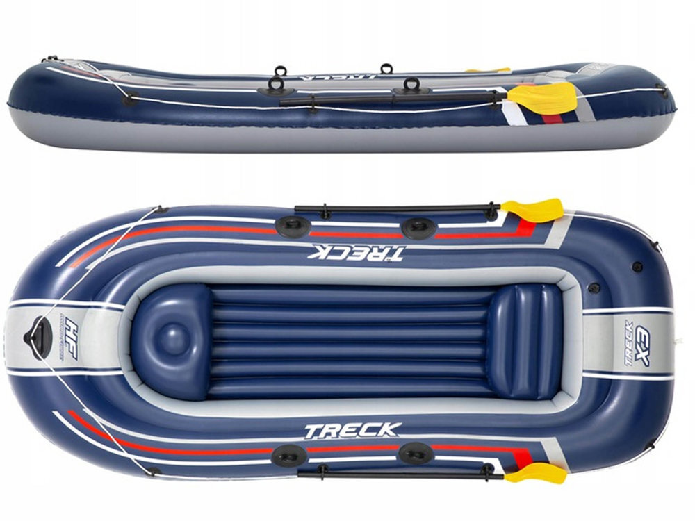 Pripučiama valtys Inflatable Bestway, 270 kg, mėlyna kaina ir informacija | Valtys ir baidarės | pigu.lt