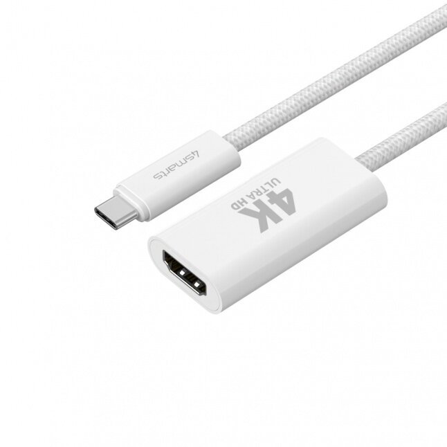 4smarts USB-C/HDMI, 15 cm kaina ir informacija | Kabeliai ir laidai | pigu.lt