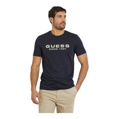 Guess marškinėliai vyrams 87328, mėlyni kaina ir informacija | Vyriški marškinėliai | pigu.lt