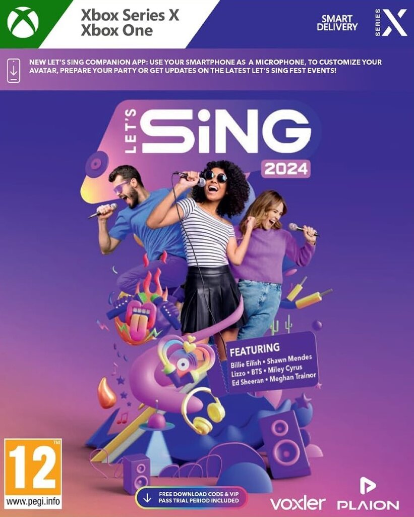 Let's Sing 2024 kaina ir informacija | Kompiuteriniai žaidimai | pigu.lt