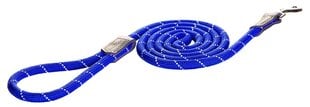 Поводок Rogz Rope Medium 9 мм 1,8м, синий светоотражающий цена и информация | Поводки для собак | pigu.lt