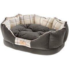 Лежак для собак Charles 50 45x35x17см коричневый цена и информация | Лежаки, домики | pigu.lt