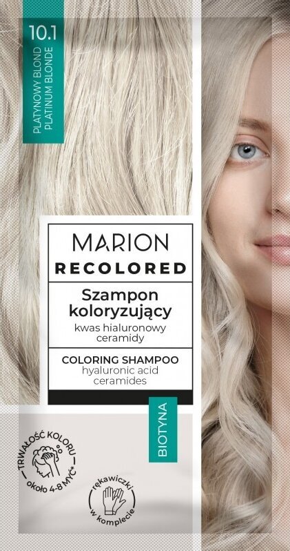 Dažantis šampūnas Marion 10.1 Platinum Blonde, 35 ml kaina ir informacija | Šampūnai | pigu.lt