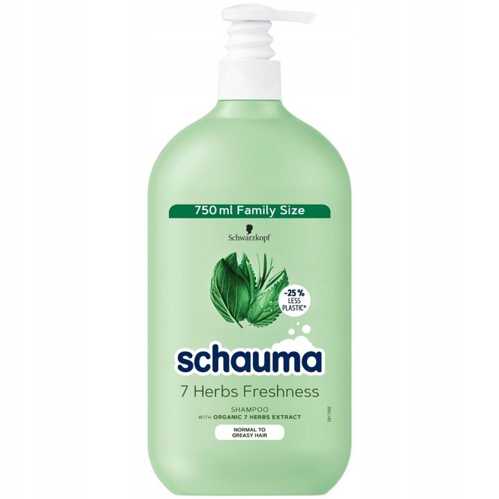 Šampūnas Schauma 7 Herbs Freshness, 750 ml цена и информация | Šampūnai | pigu.lt