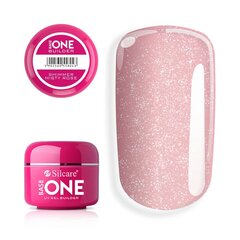 Строительный гель Silcare Base One 50 г, Shimmer Misty Rose цена и информация | Лаки, укрепители для ногтей | pigu.lt