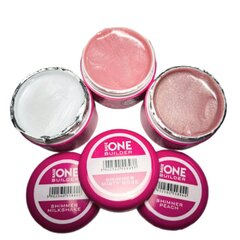 Statybinis gelis nagams Silcare Base One, Shimmer Misty Rose, 50 g kaina ir informacija | Nagų lakai, stiprintojai | pigu.lt