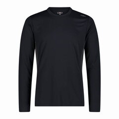 Marškinėliai vyrams CMP 31L3577 48122-64, juodi kaina ir informacija | Sportinė apranga vyrams | pigu.lt