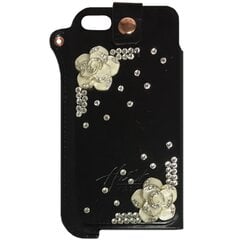 Fashion Leather чехол – чёрный (iPhone 5 / 5S / SE 2016) цена и информация | Чехлы для телефонов | pigu.lt