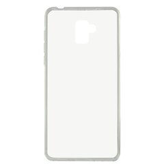 Kieto silikono (TPU) dėklas - skaidrus (Galaxy A8+ 2018) kaina ir informacija | Telefono dėklai | pigu.lt