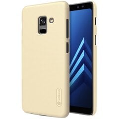 „Nillkin“ Frosted Shield чехол - золотой + защитная пленка для экрана (Galaxy A8+ 2018) цена и информация | Чехлы для телефонов | pigu.lt