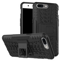 Противоударный чехол „Kickstand“ - черный (OnePlus 7) цена и информация | Чехлы для телефонов | pigu.lt