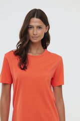 Marškinėliai moterims Lee Cooper W219, oranžiniai kaina ir informacija | Marškinėliai moterims | pigu.lt