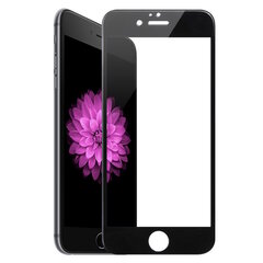 „Premium“ Tempered Glass полностью закрывающееся защитное стекло 0,2 мм - чёрный (iPhone 6 Plus / 6s Plus) цена и информация | Защитные пленки для телефонов | pigu.lt