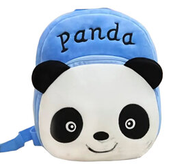 Плюшевый рюкзак панда, синий цена и информация | Школьные рюкзаки, спортивные сумки | pigu.lt
