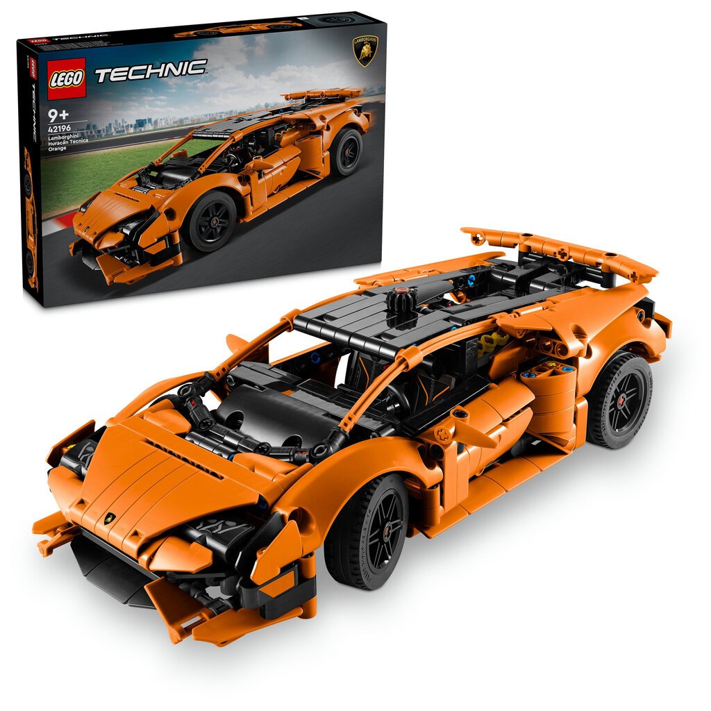 42196 LEGO® Technic Oranžinis „Lamborghini Huracán Tecnica“ kaina ir informacija | Konstruktoriai ir kaladėlės | pigu.lt