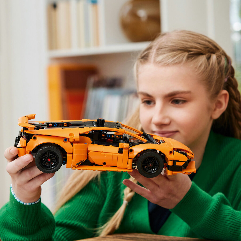 42196 LEGO® Technic Oranžinis „Lamborghini Huracán Tecnica“ kaina ir informacija | Konstruktoriai ir kaladėlės | pigu.lt