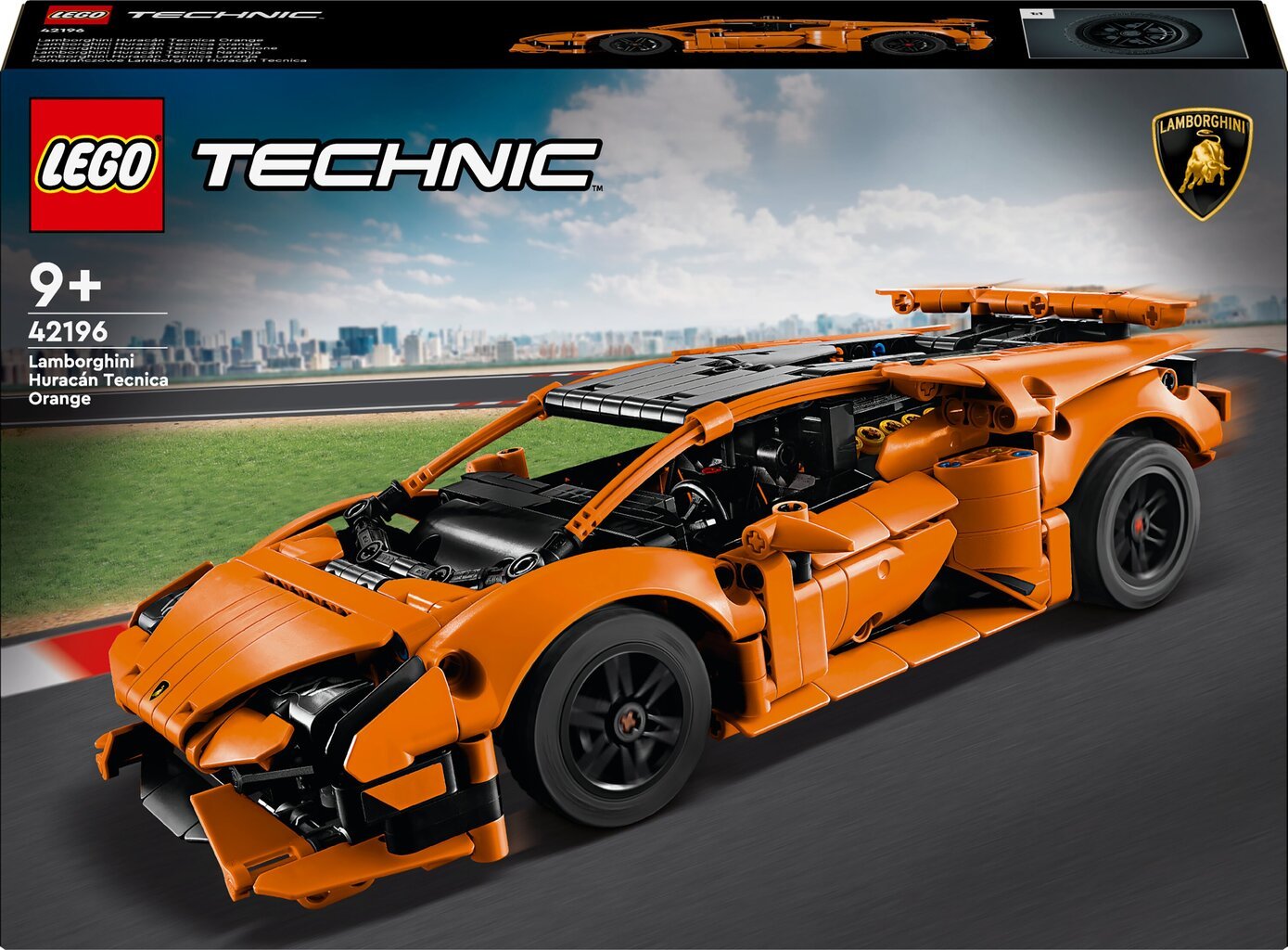 42196 LEGO® Technic Oranžinis Lamborghini Huracán Tecnica kaina ir informacija | Konstruktoriai ir kaladėlės | pigu.lt