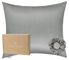 Queen Sleep pagalvės užvalkalo ir plaukų gumytės rinkinys kaina ir informacija | Dekoratyvinės pagalvėlės ir užvalkalai | pigu.lt