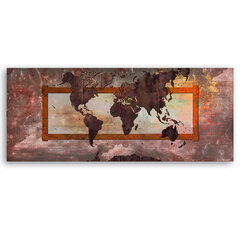 Картина «Карта мира» цена и информация | Репродукции, картины | pigu.lt