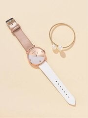 Комплект из часов и браслета для женщин цена и информация | Женские часы | pigu.lt
