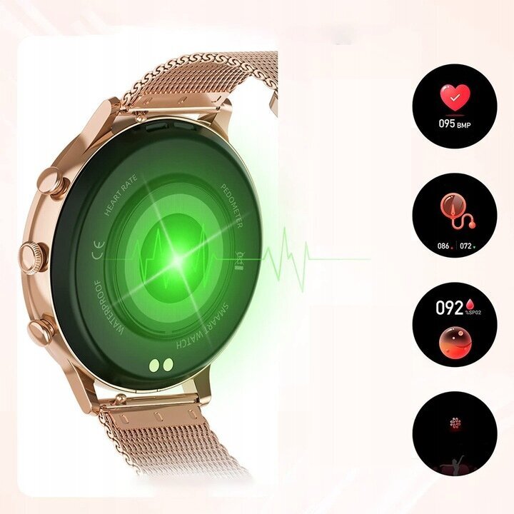 ZV60 SmartWatch kaina ir informacija | Išmanieji laikrodžiai (smartwatch) | pigu.lt