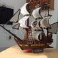 3D dėlionė medinis piratų laivas Juodasis perlas Livman BZQ-058, 126 vnt. цена и информация | Lavinamieji žaislai | pigu.lt