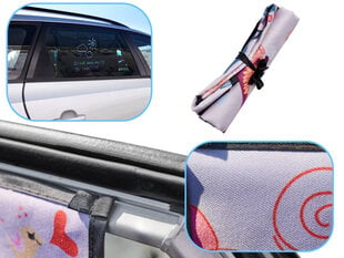 Šoninio lango uždangalas su elniukais K78 kaina ir informacija | Auto reikmenys | pigu.lt